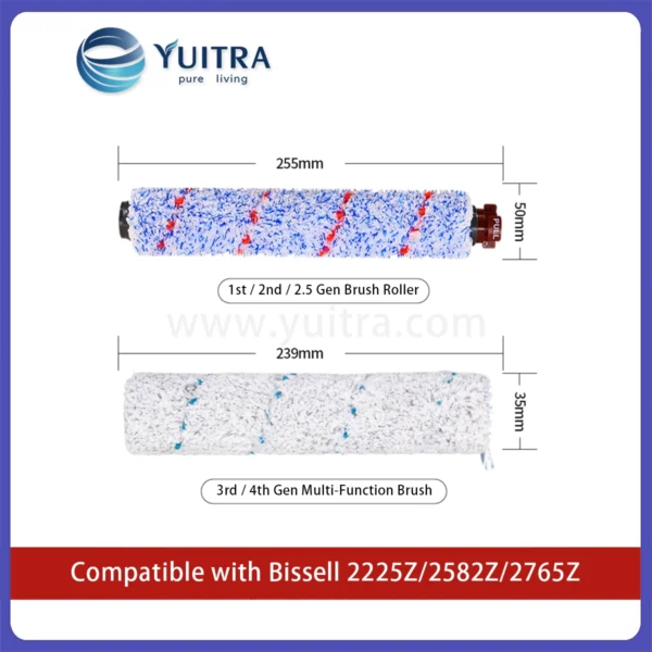 Alternative view of Compatible Bissell Wet Dry Vacuum Brush Roller Replacement for 2225Z/2582Z/2765Z Series