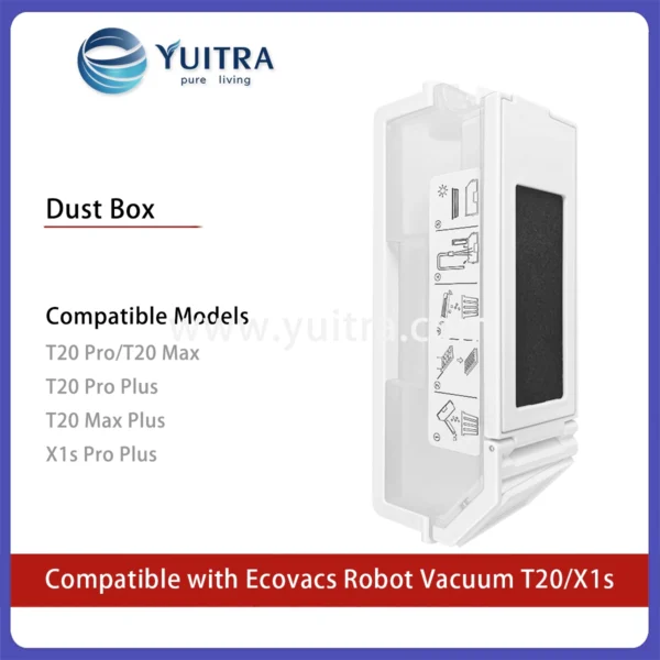 Compatible Ecovacs Deebot Robot Vacuum Replacement Kit for T20/X1s Series - Image 5