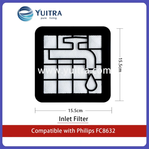 Alternative view of Compatible Philips Vacuum Cleaner HEPA Filter Sponge Replacement for FC8632