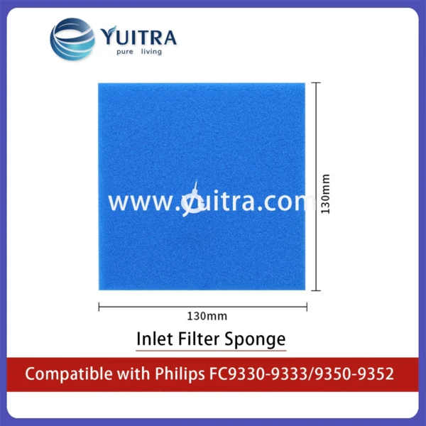 Compatible Philips Vacuum Cleaner HEPA Filter Sponge Replacement for FC9330-9333/9350-9352 - Image 3