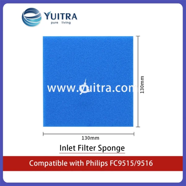 Compatible Philips Vacuum Cleaner HEPA Filter Sponge Replacement for FC9515/9516 - Image 3
