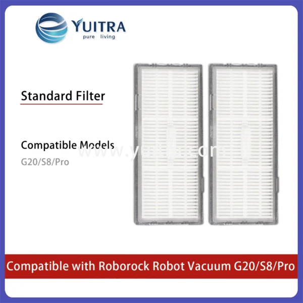 Compatible Roborock Robot Vacuum Replacement Kit for G20/S8/Pro Series - Image 3