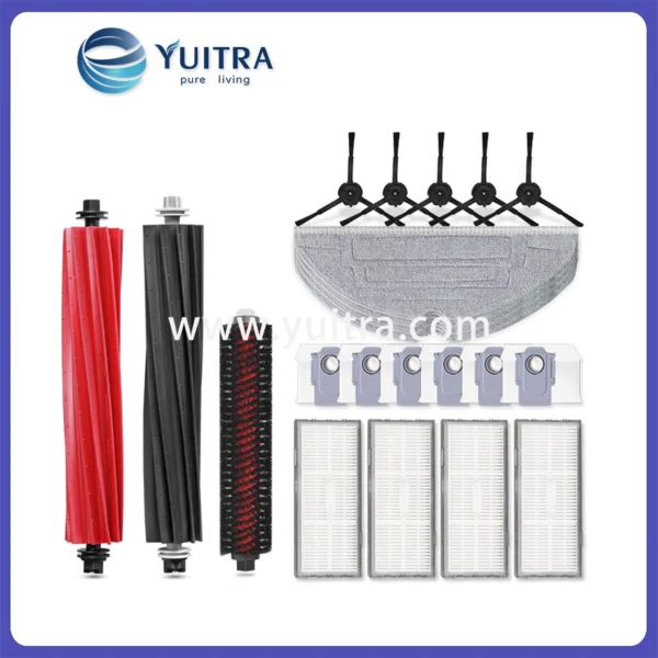 Compatible Roborock Robot Vacuum Replacement Kit for G20/S8/Pro Series