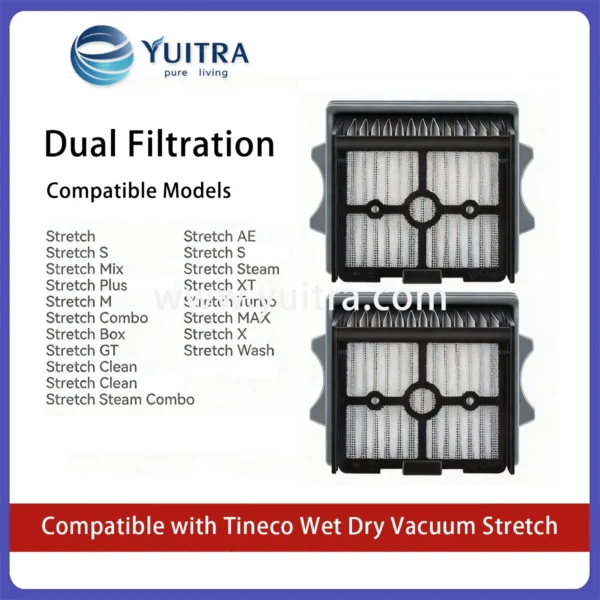 Alternative view of Compatible Tineco Wet Dry Vacuum Filter Replacement for Stretch Series