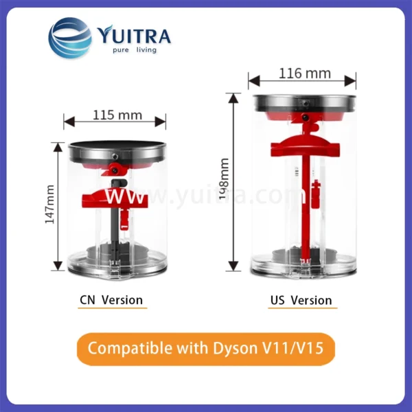 Compatible Dyson Vacuum Dust Bin Replacement for V11/V15 Series - Image 3