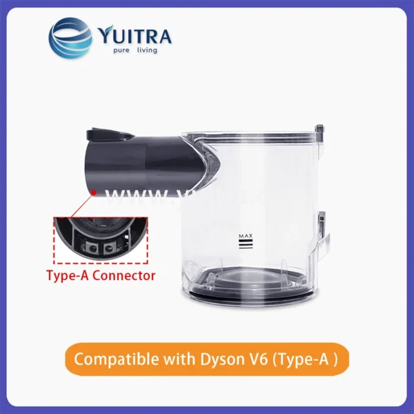 Alternative view of Compatible Dyson Vacuum Dust Bin Replacement for V6 Series