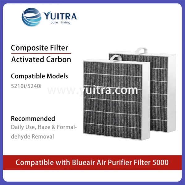 Alternative view of Compatible Blueair Air Purifier Filter Replacement for 5210i/5240i Series
