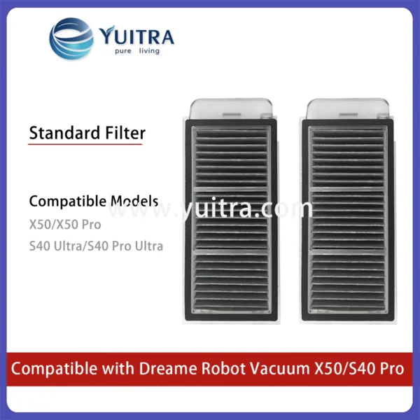 Compatible Dreame Robot Vacuum Replacement Kit for X50/S40 Pro Series - Image 3