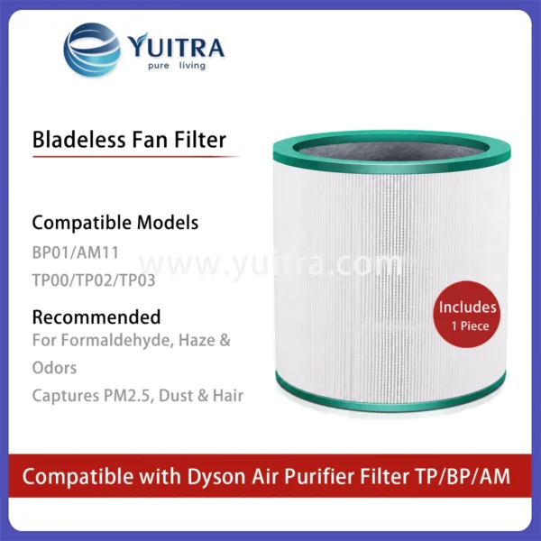 Alternative view of Compatible Dyson Air Purifier Filter Replacement for BP01 AM11 TP00/02/03 Series