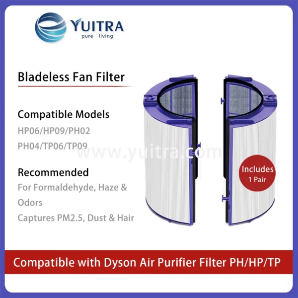 Alternative view of Compatible Dyson Air Purifier Filter Replacement for PH02/04 TP06/09 HP06/09 Series