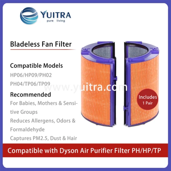 Compatible Dyson Air Purifier Filter Replacement for PH02/04 TP06/09 HP06/09 Series - Image 3