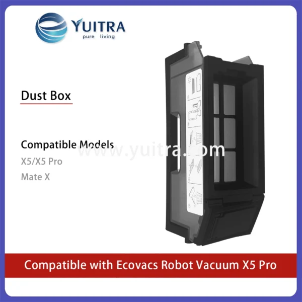Compatible Ecovacs Deebot Robot Vacuum Replacement Kit for X5 Pro Series - Image 5