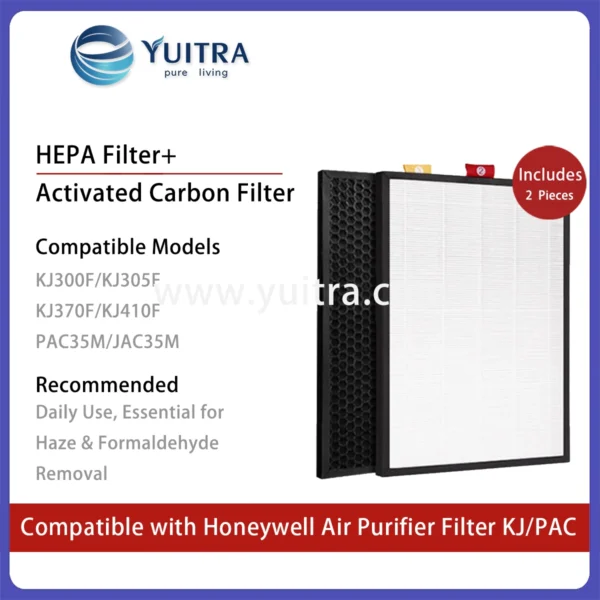 Compatible Honeywell Air Purifier Filter Replacement for KJ300F/305F/310F/370F/400F JAC35M PAC35M Series 3-Light Older Models - Image 5
