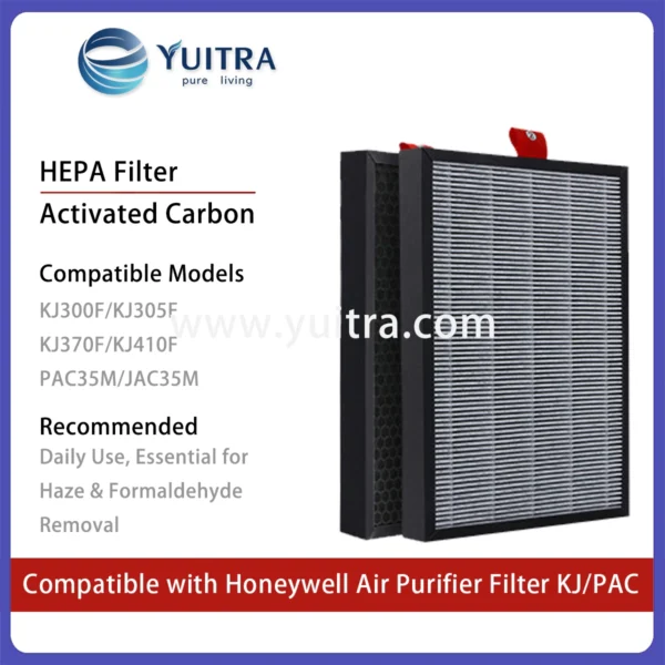 Compatible Honeywell Air Purifier Filter Replacement for KJ300F/305F/310F/370F/400F JAC35M PAC35M Series 2-Light Newer Models - Image 3