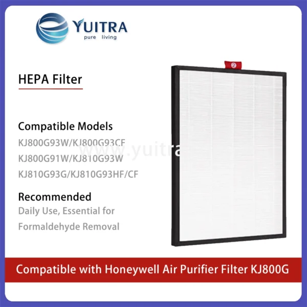 Alternative view of Compatible Honeywell Air Purifier Filter Replacement for KJ800G/810G Series