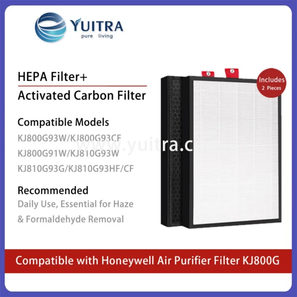 Compatible Honeywell Air Purifier Filter Replacement for KJ800G/810G Series - Image 4