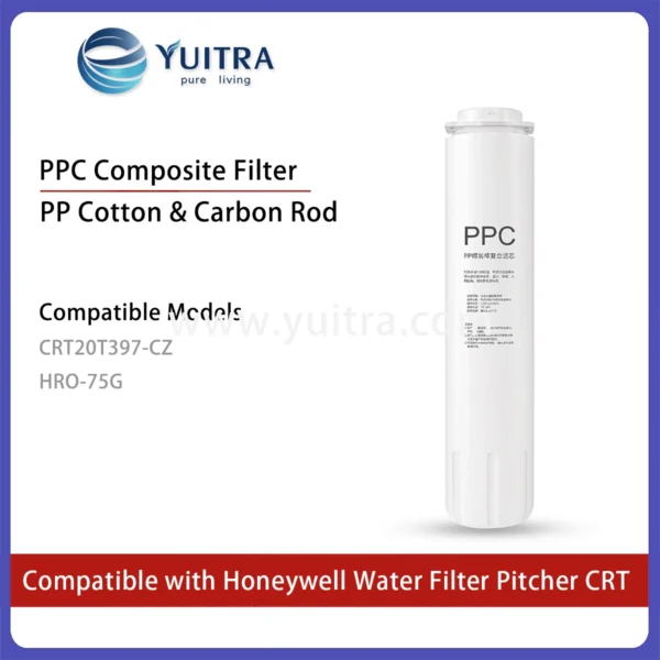 Alternative view of Compatible Honeywell Water Filter Pitcher Replacement for CRT20T397/CZHRO-75G Series