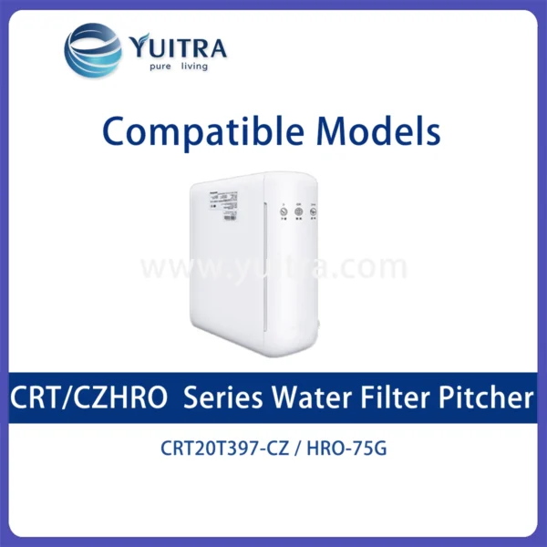 Compatible Honeywell Water Filter Pitcher Replacement for CRT20T397/CZHRO-75G Series - Image 5