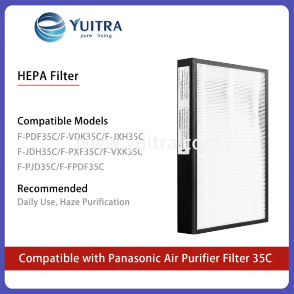 Alternative view of Compatible Panasonic Air Purifier Filter Replacement for F-35C Series