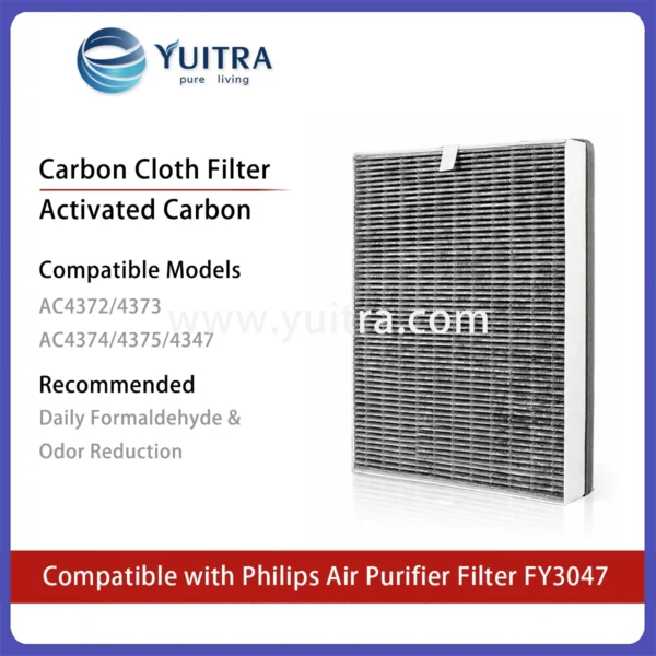 Alternative view of Compatible Philips Air Purifier Filter Replacement FY3047 for AC4372-4375 AC4138 Series