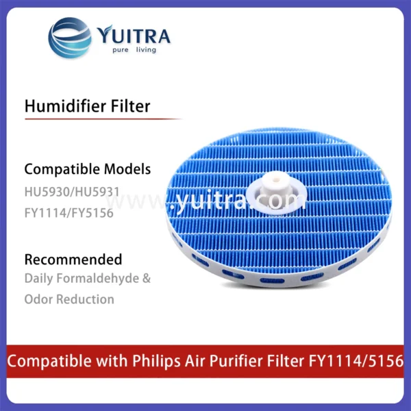 Alternative view of Compatible Philips Air humidifier Filter Replacement FY1114/FY5156 for HU5930/5931 Series