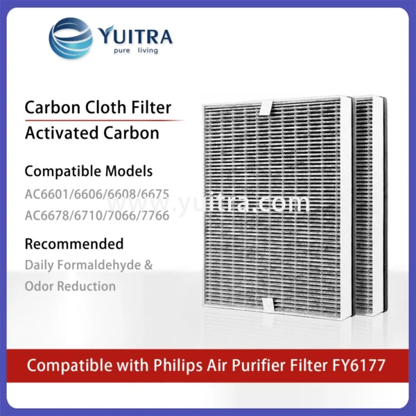 Alternative view of Compatible Philips Air Purifier Filter Replacement FY6177 for AC6601-6678 AP7706 AP7766 Series
