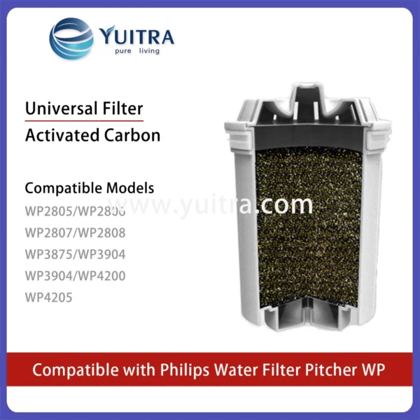 Alternative view of Compatible Philips Water Filter Pitcher Replacement for WP2805/2806/2807/2808/3875/3904 Series
