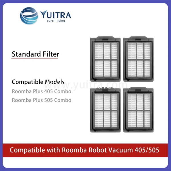 Compatible iRobot Roomba Robot Vacuum Replacement Kit for Roomba Plus 405/505 Serie - Image 3