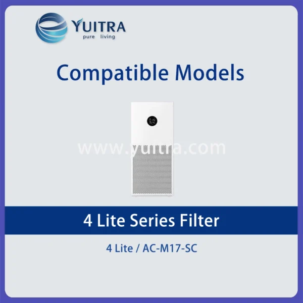 Compatible Xiaomi Air Purifier Filter Replacement for Mi Air Purifier 4 Lite and AC-M17 Series - Image 5