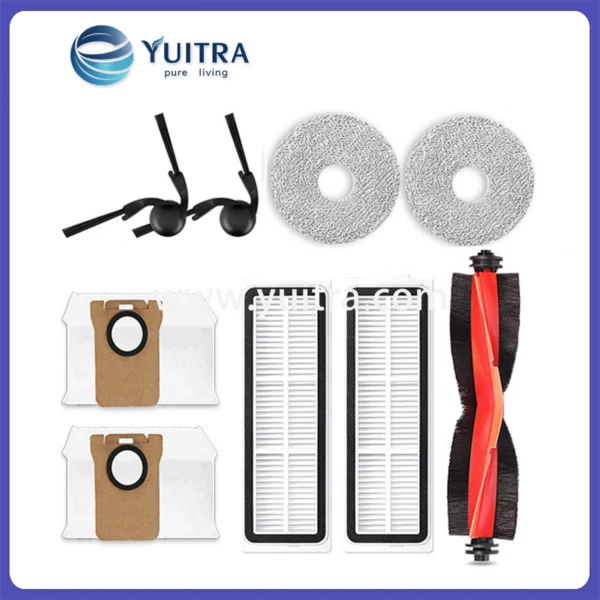 Compatible Xiaomi Robot Vacuum Replacement Kit for 5 Series