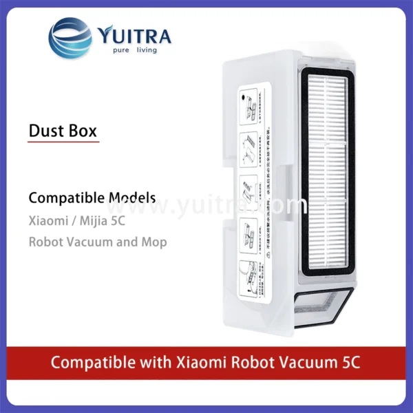 Compatible Xiaomi Robot Vacuum Replacement Kit for 5C Series - Image 5