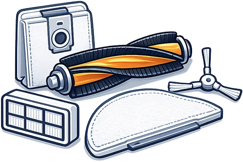 Robot-Vacuum-Replacement-Kits